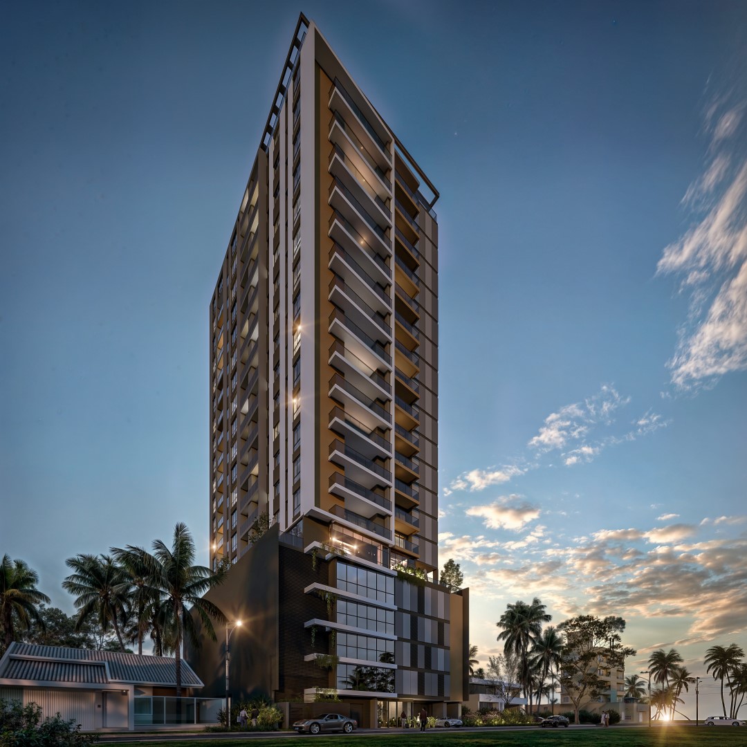 Fachada-Fim-da-Tarde-Porto-Cerro-Residence-XPCON-Barra-Velha
